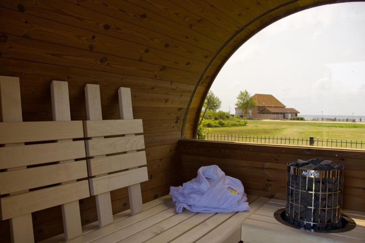 Inselblume 82 - Bungalow Am Suedstrand Mit Meerblick Burgtiefe auf Fehmarn Exterior foto